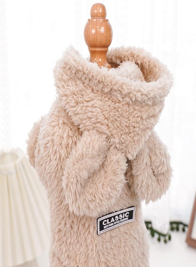 Selena Cat Bunny Ears Costume Cute Dog Kitten Hoodies Sweater Rabbit Ears Puppy Pet Apparel (Small,Beige) - Image 5
